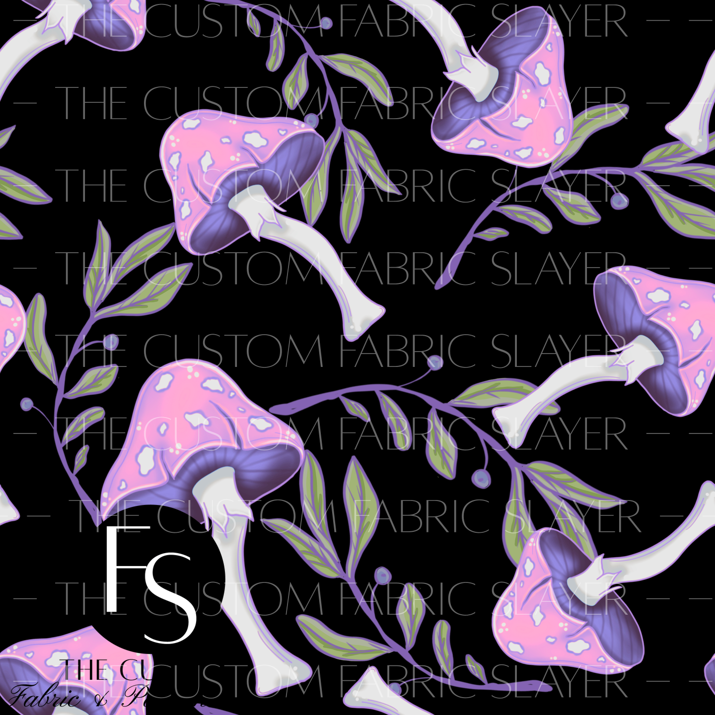 Moths & Mushrooms Coordinate - ILLUMINATEDINKDIGITALS