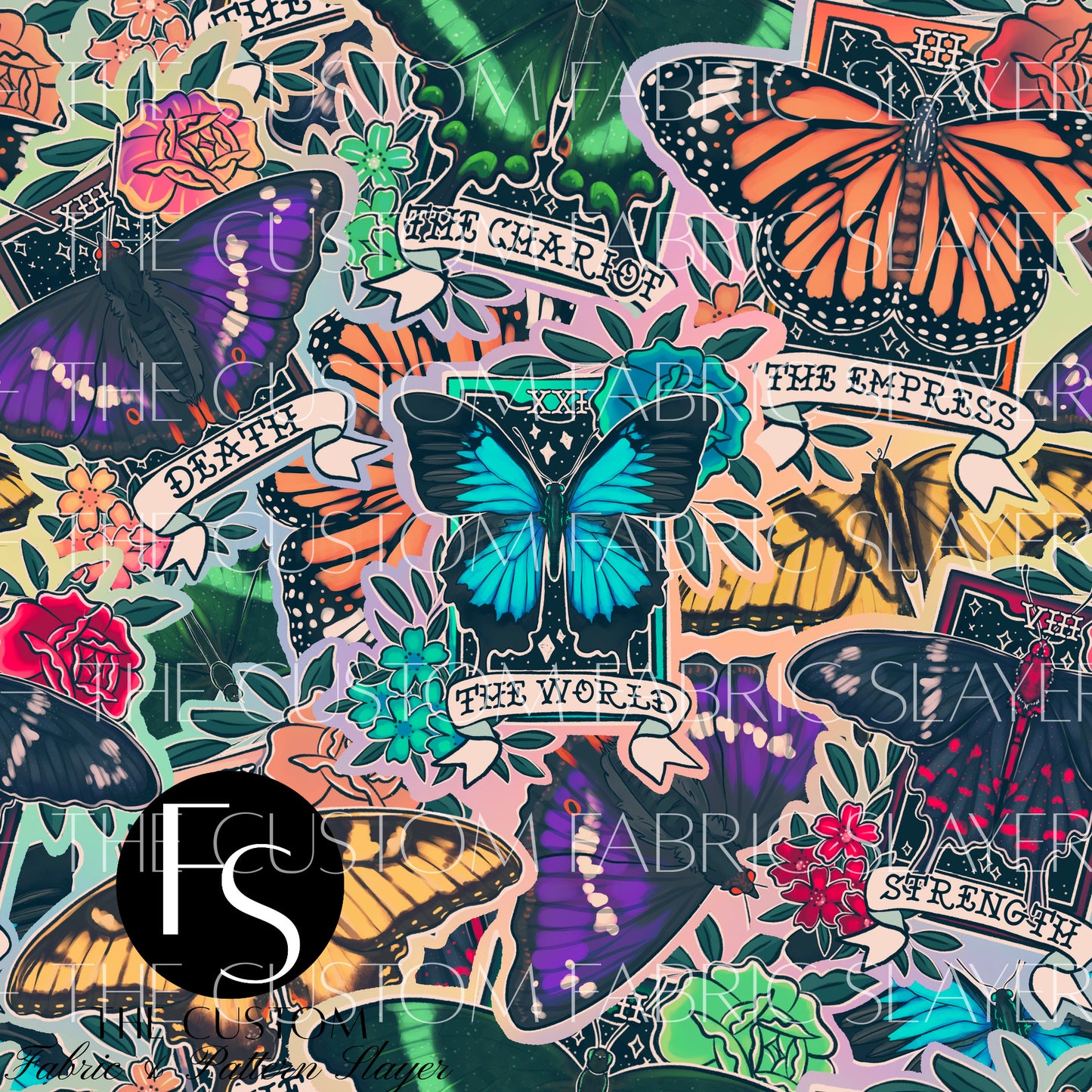 Butterfly Mashup Tarot Card Option B - HEXREJECT