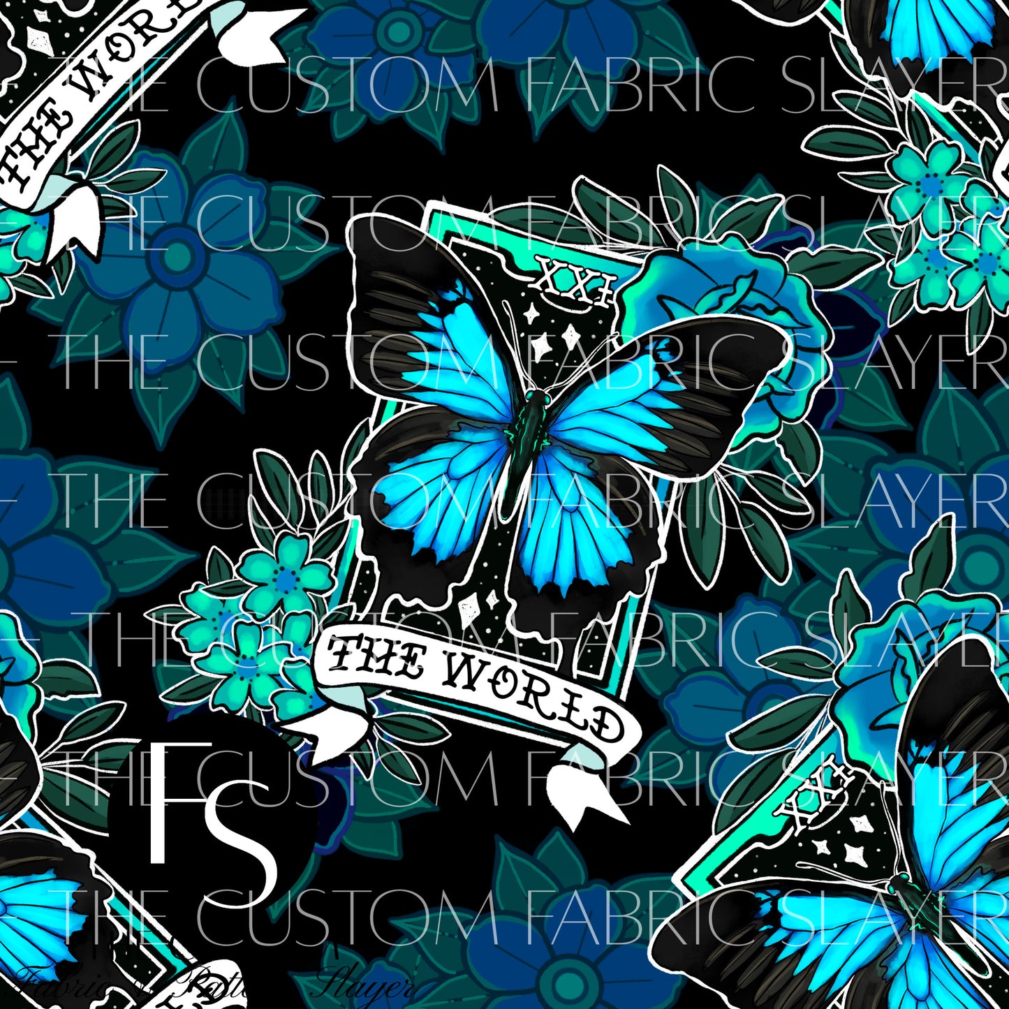 The World Butterfly Tarot Card Option C - HEXREJECT
