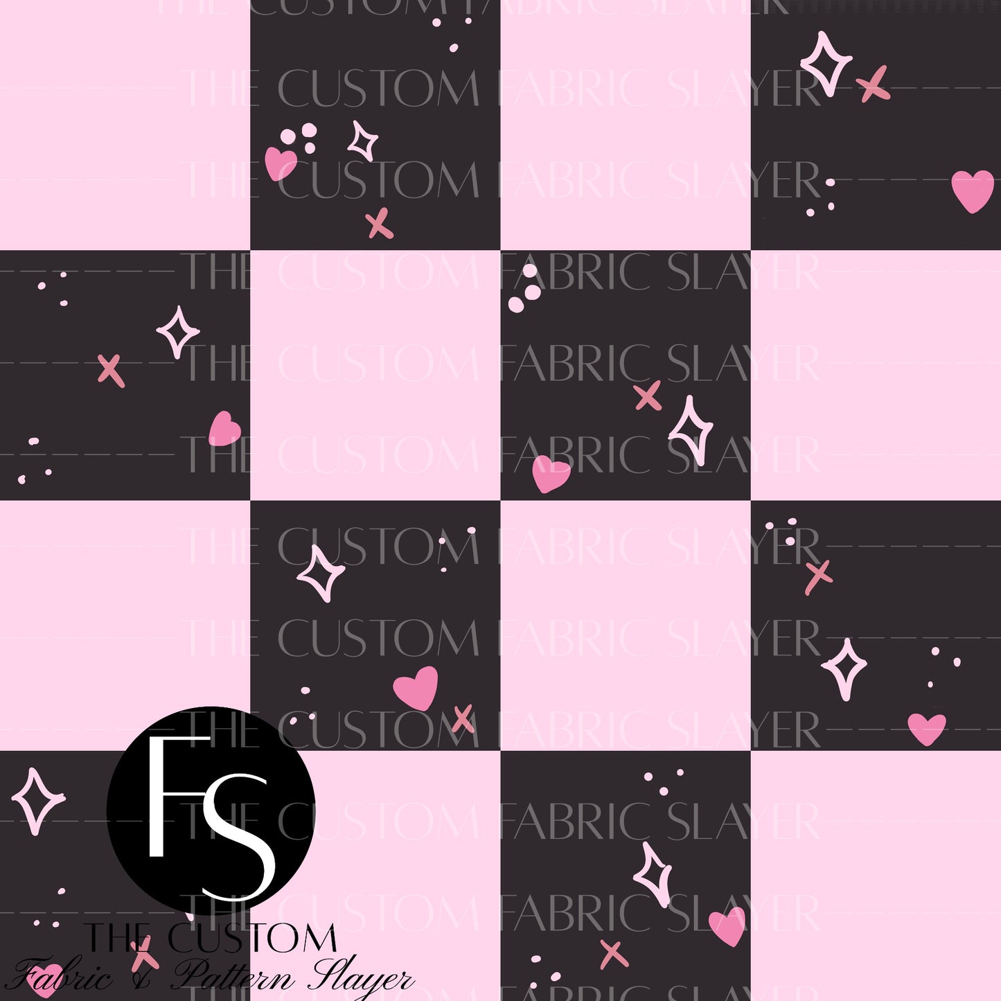 Light Pink Checkers- HEXREJECT