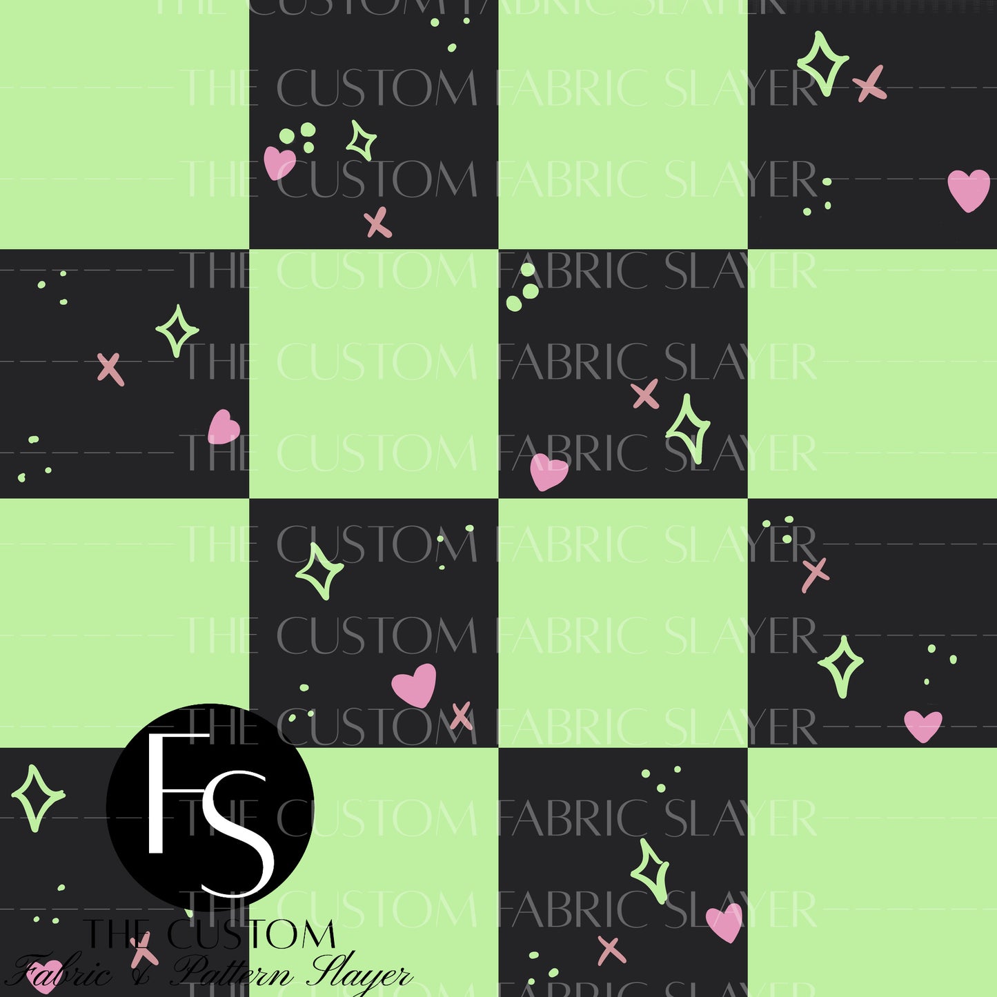 Green Checkers- HEXREJECT