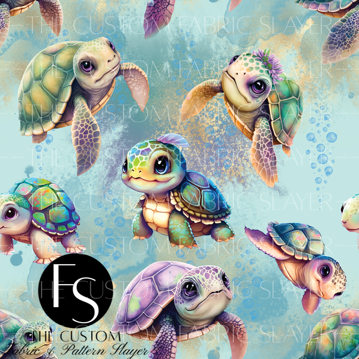 Under the sea Turtles - FABRICSLAYER