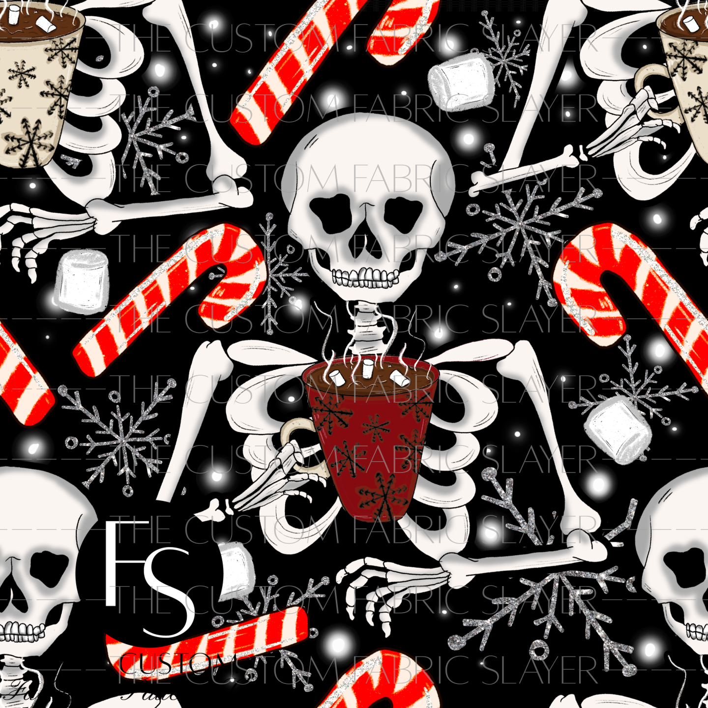 Hot Chocolate Skelly - ILLUMINATEDINKDIGITALS