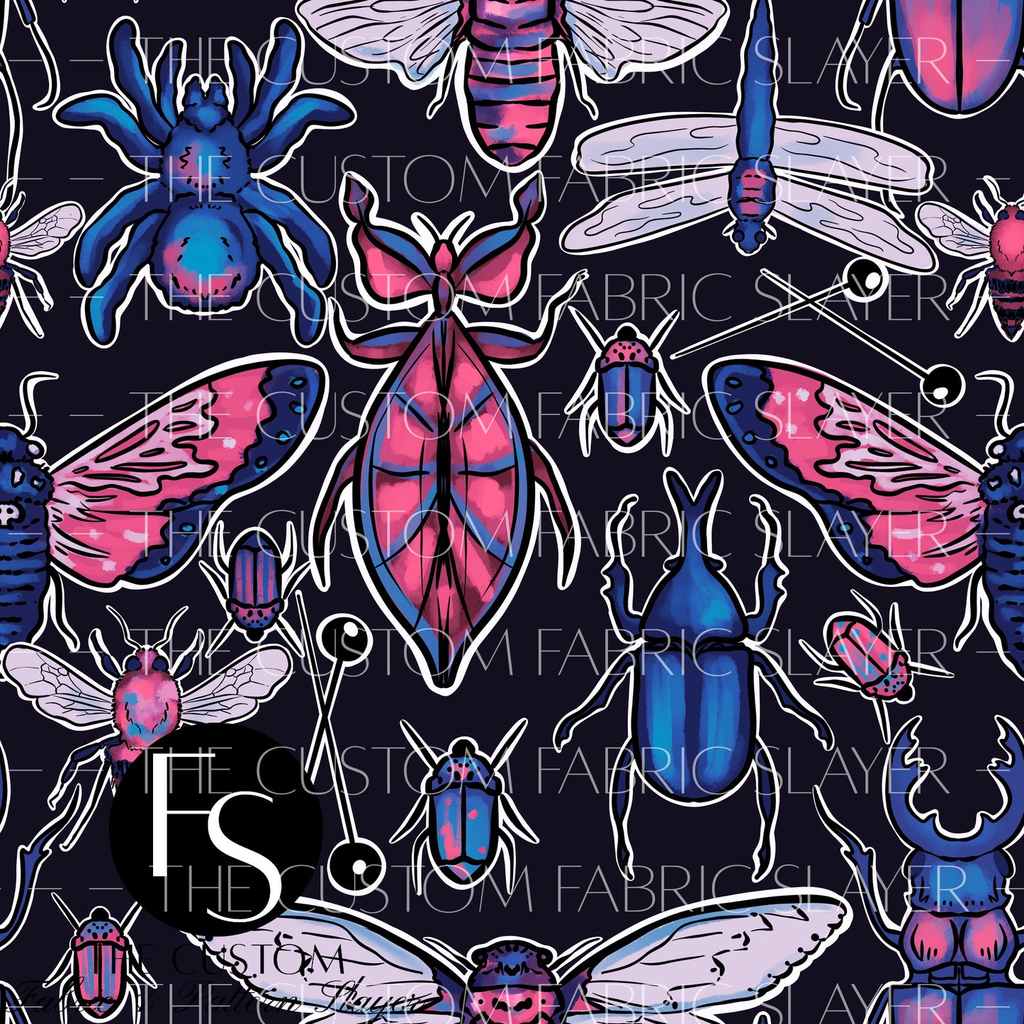 Cottagecore Neon Insects - HEXREJECT