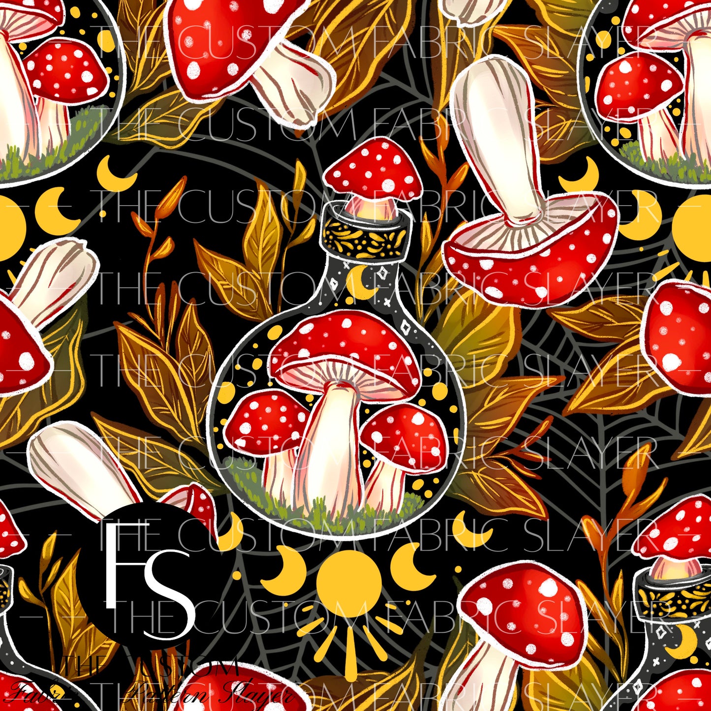 Cottagecore Mushroom Wishing Bottles - HEXREJECT