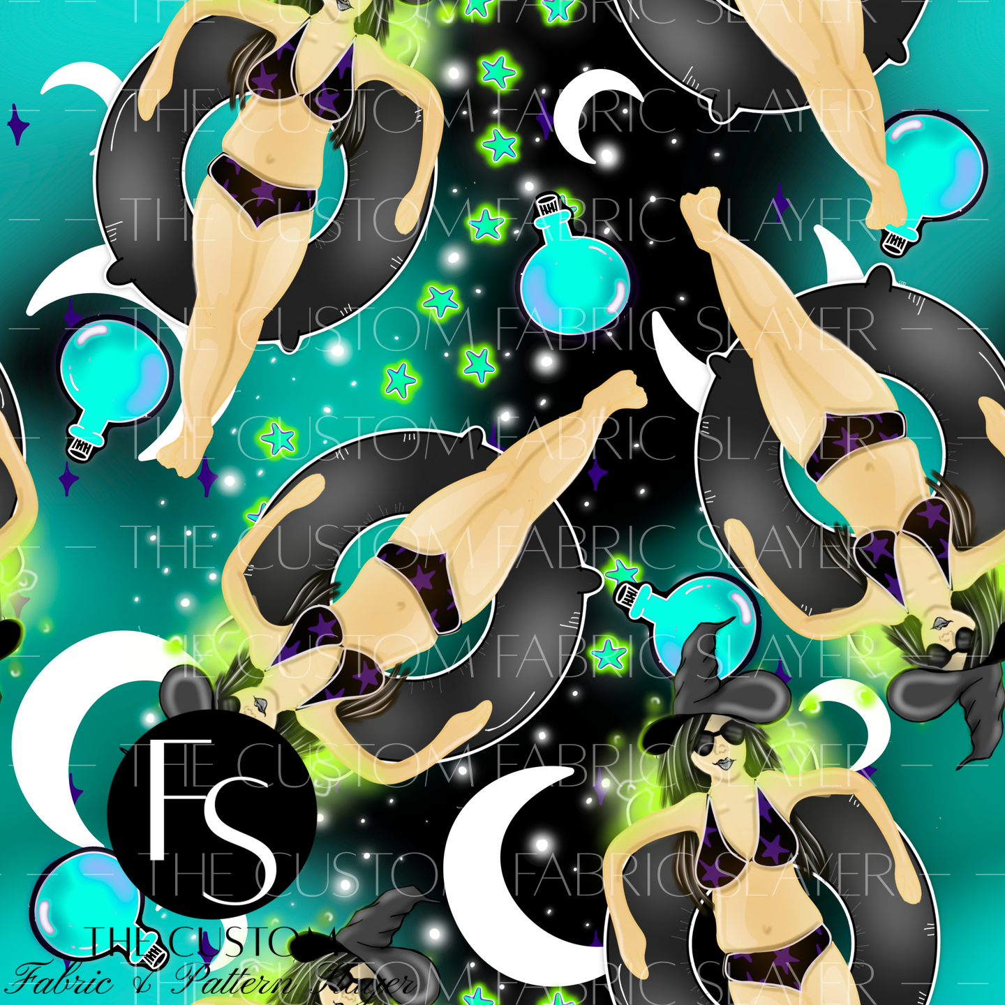 Moon Bathing - ILLUMINATEDINKDIGITALS