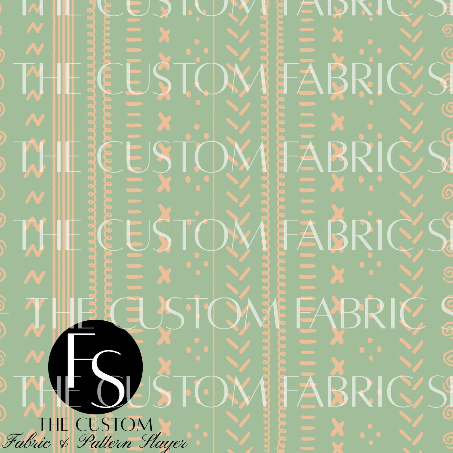Muted Green Stitches - HEXREJECT