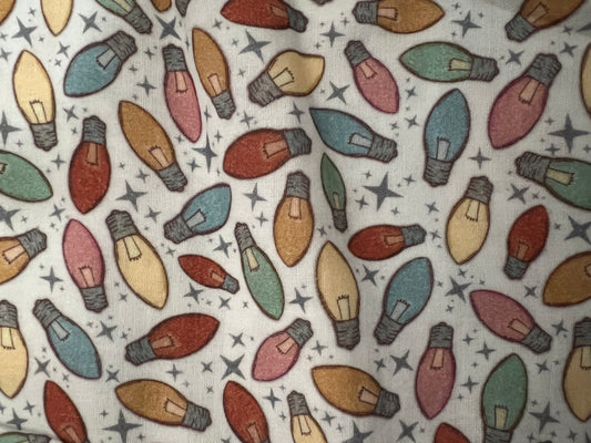 Cotton Gauze Muslin - Christmas Lights - 6x6 - RETAIL