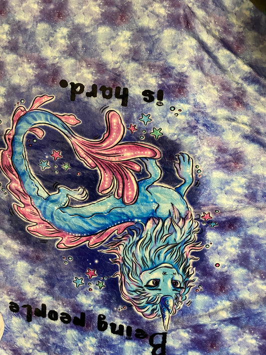 Being People is Hard Blanket Panel - RETAIL