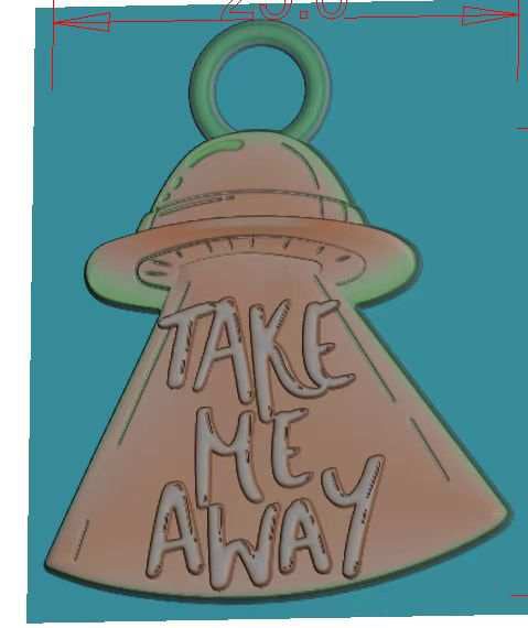 EXCLUSIVE TCFS Take me to space Zipper Pull - Retail