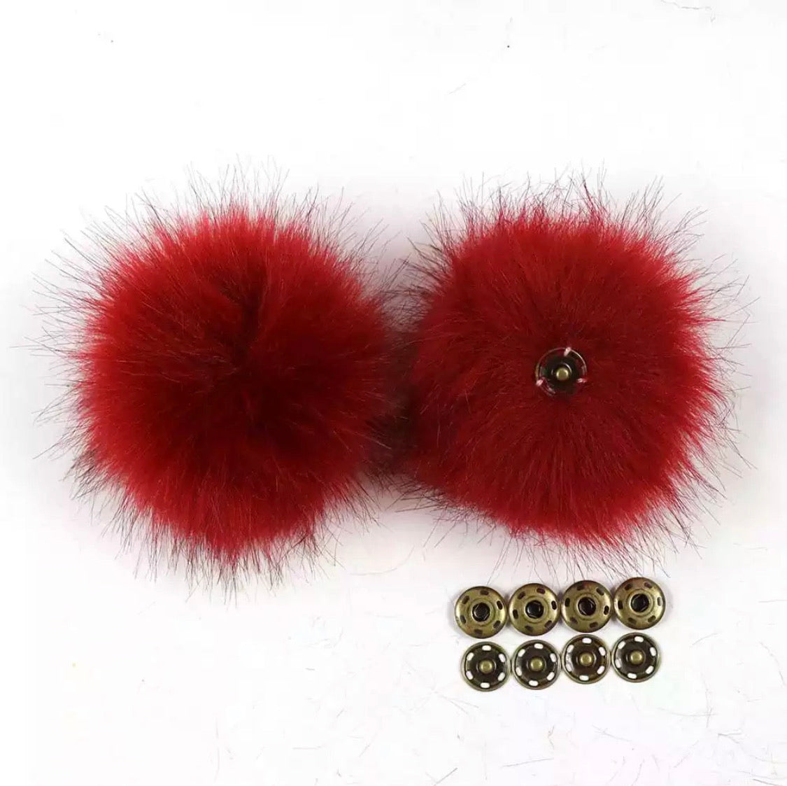 Faux fur Pom Poms - RETAIL