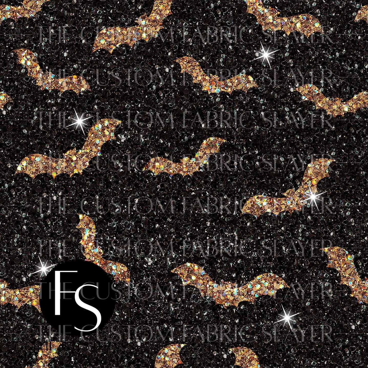 Glitter Bats Digital Glitter Texture