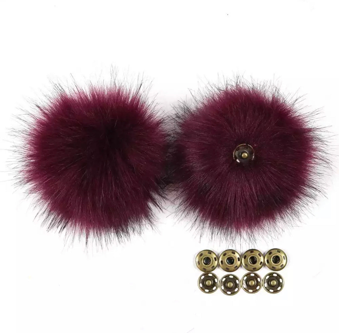Faux fur Pom Poms - RETAIL