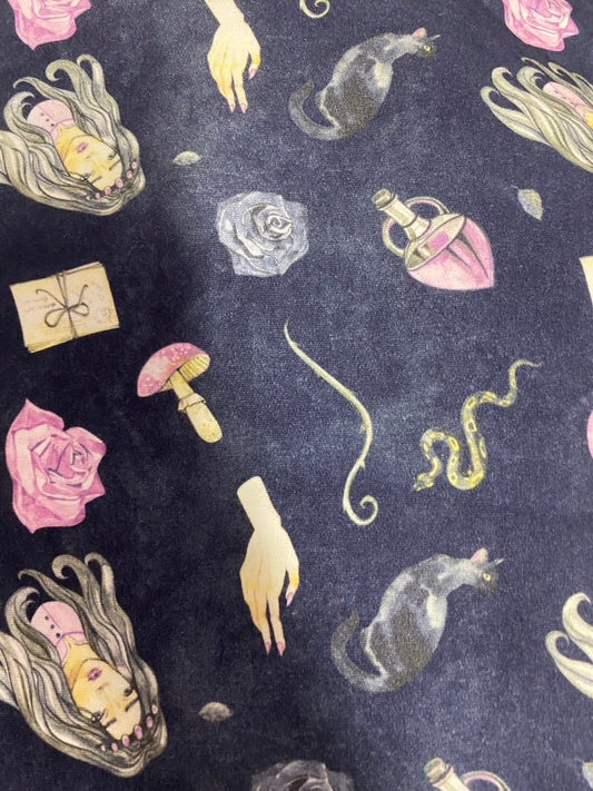 Cotton French Terry - Dark Fairytale - Regular Scale - RETAIL