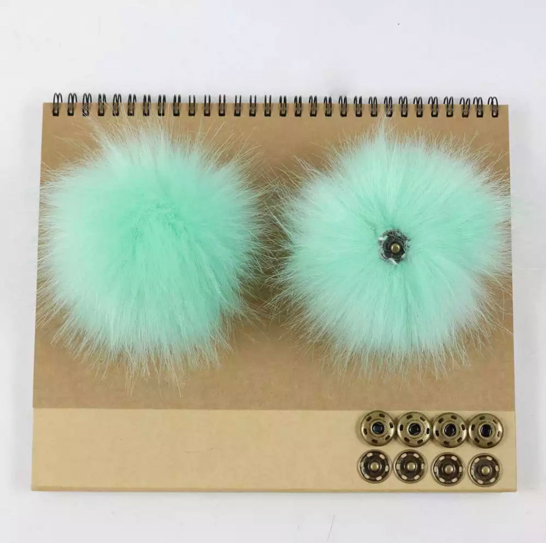 Faux fur Pom Poms - RETAIL