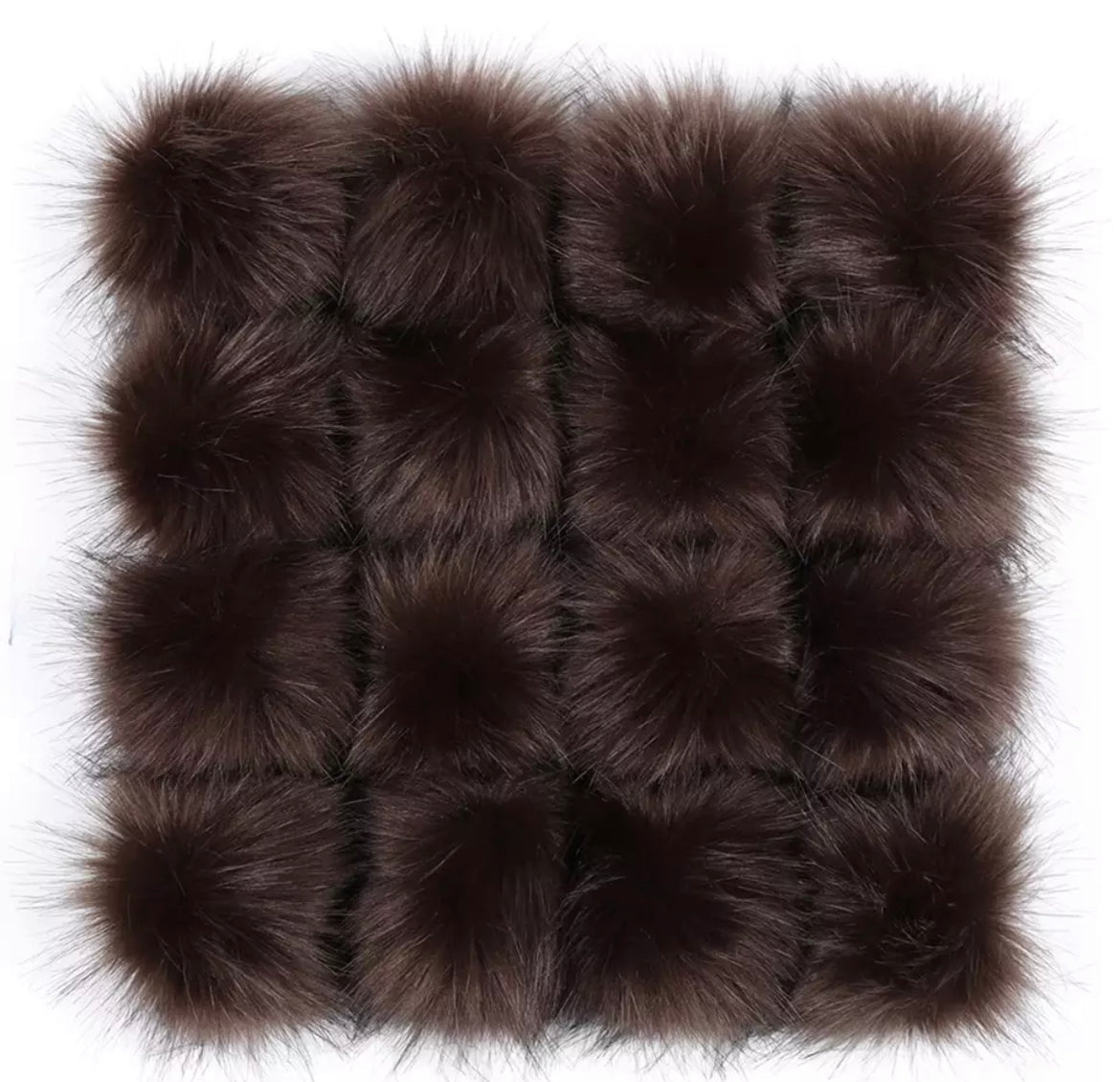 Faux fur Pom Poms - RETAIL