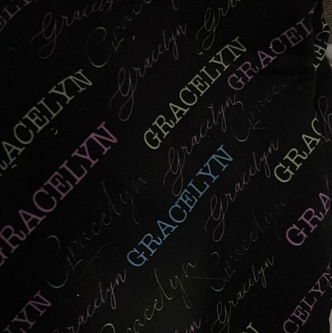 Cotton French Terry - Custom Name 1 - Regular Scale - RETAIL