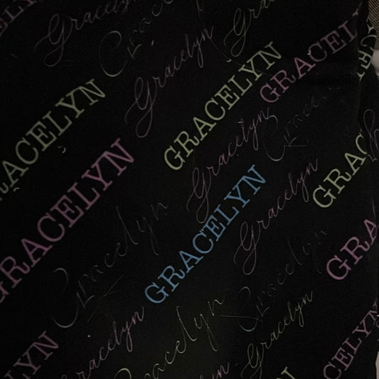 Cotton French Terry - Custom Name 1 - Regular Scale - RETAIL