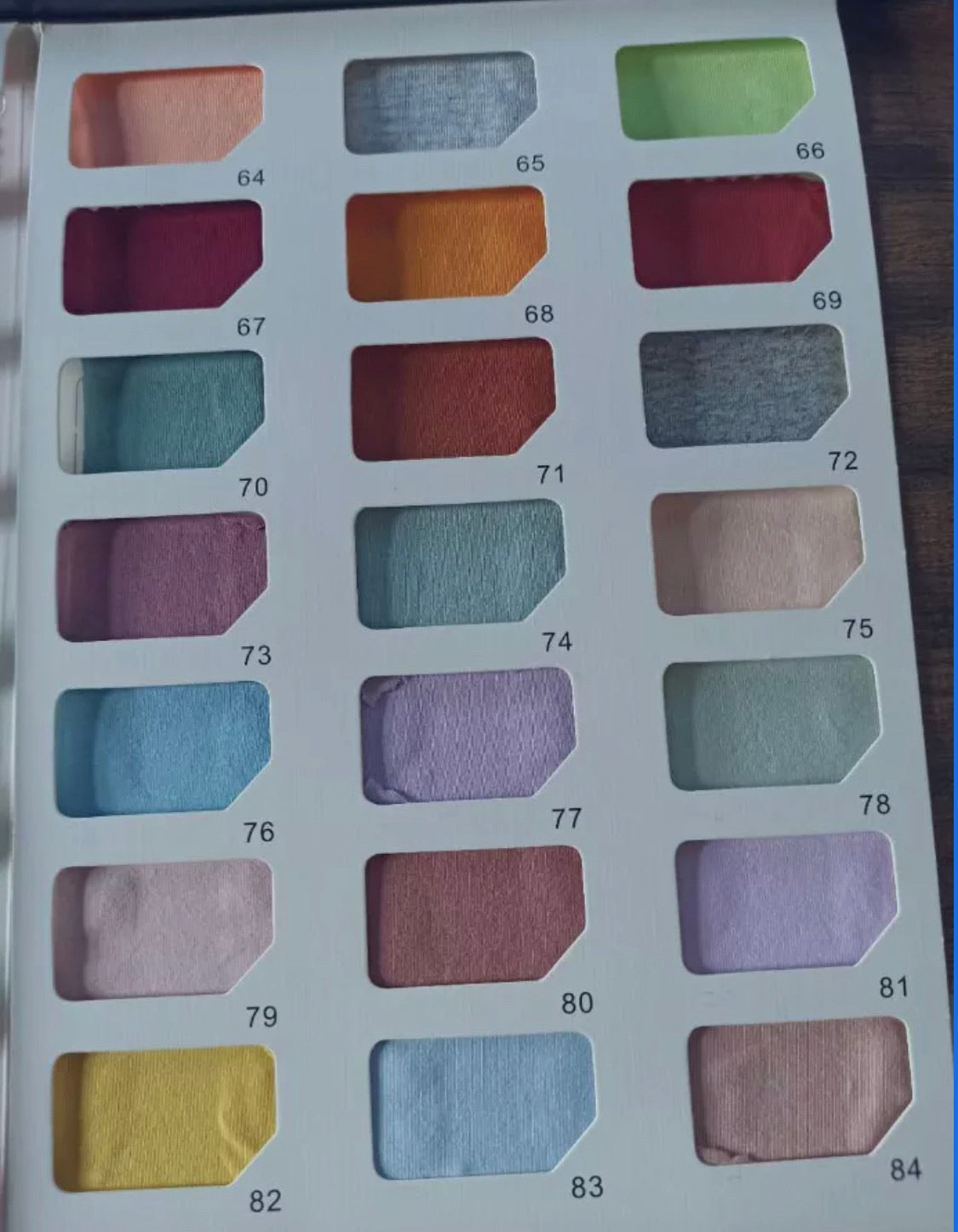 Cotton Spandex Solids - STOCK