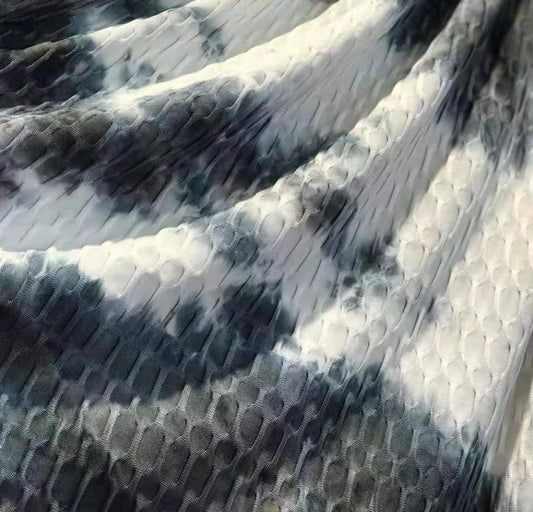 Tie Dye Honeycomb knit - RETAIL