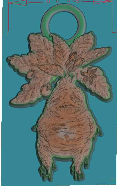 EXCLUSIVE TCFS Nature Collection - Mandrake Zipper Pull - Retail