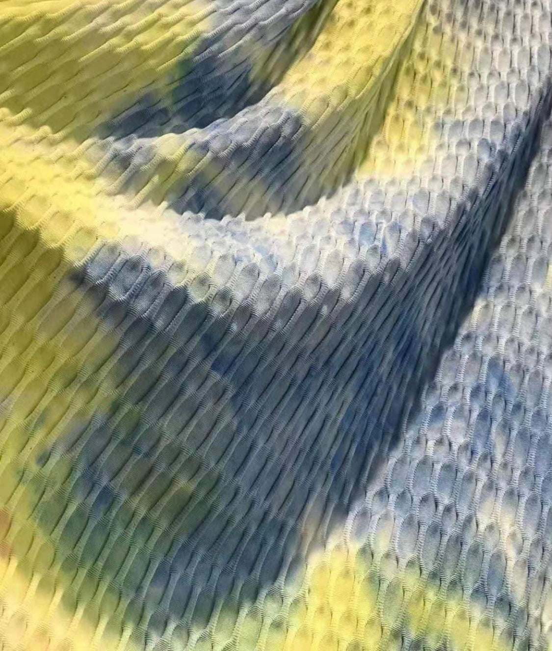 Tie Dye Honeycomb knit - RETAIL
