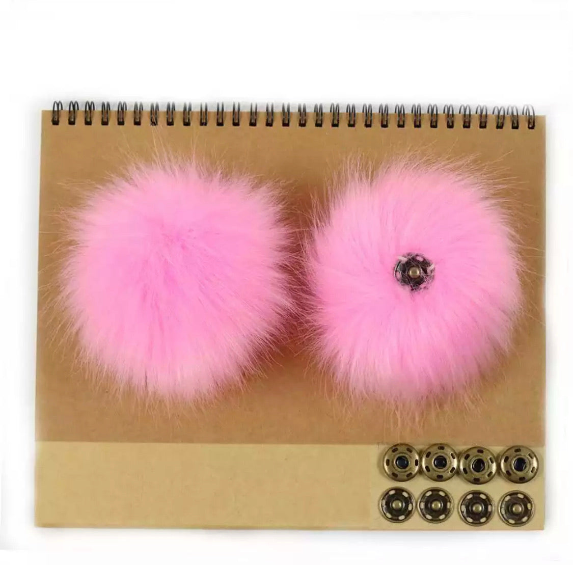 Faux fur Pom Poms - RETAIL