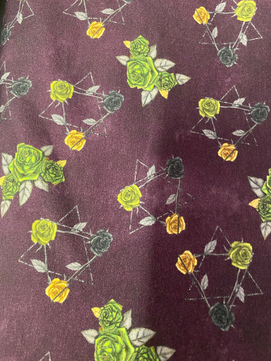 Cotton French Terry - Pentacles - Regular Scale - RETAIL