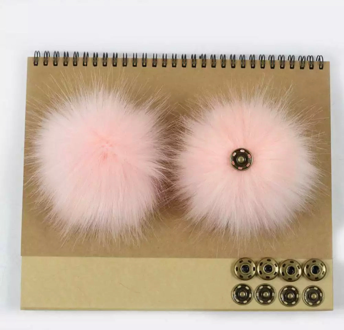 Faux fur Pom Poms - RETAIL