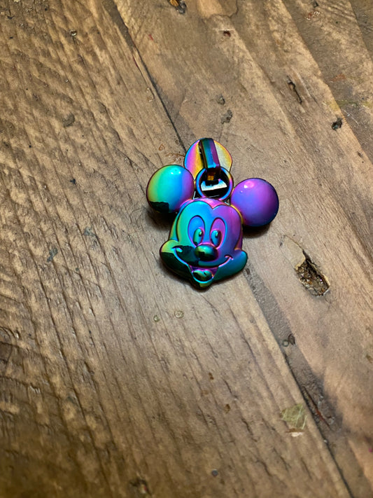 Mouse Face Zipper Pull - Retail