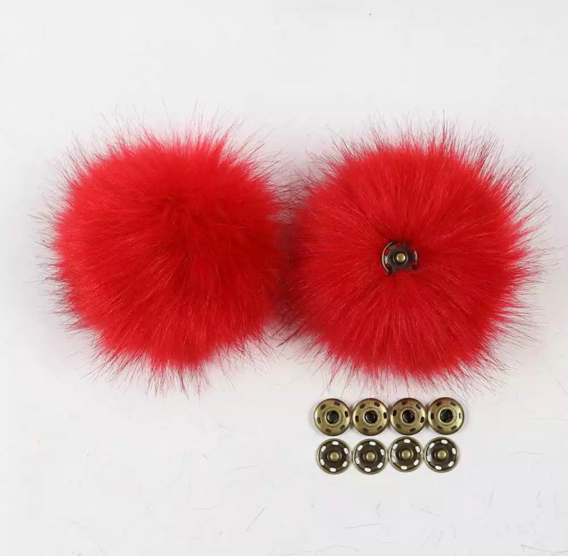 Faux fur Pom Poms - RETAIL