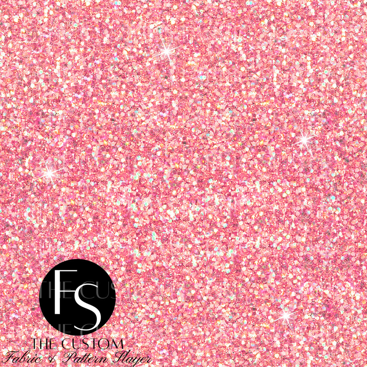 Carnival Coral Digital Glitter Texture