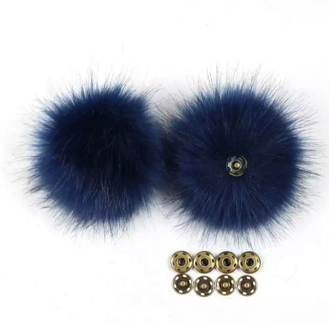 Faux fur Pom Poms - RETAIL