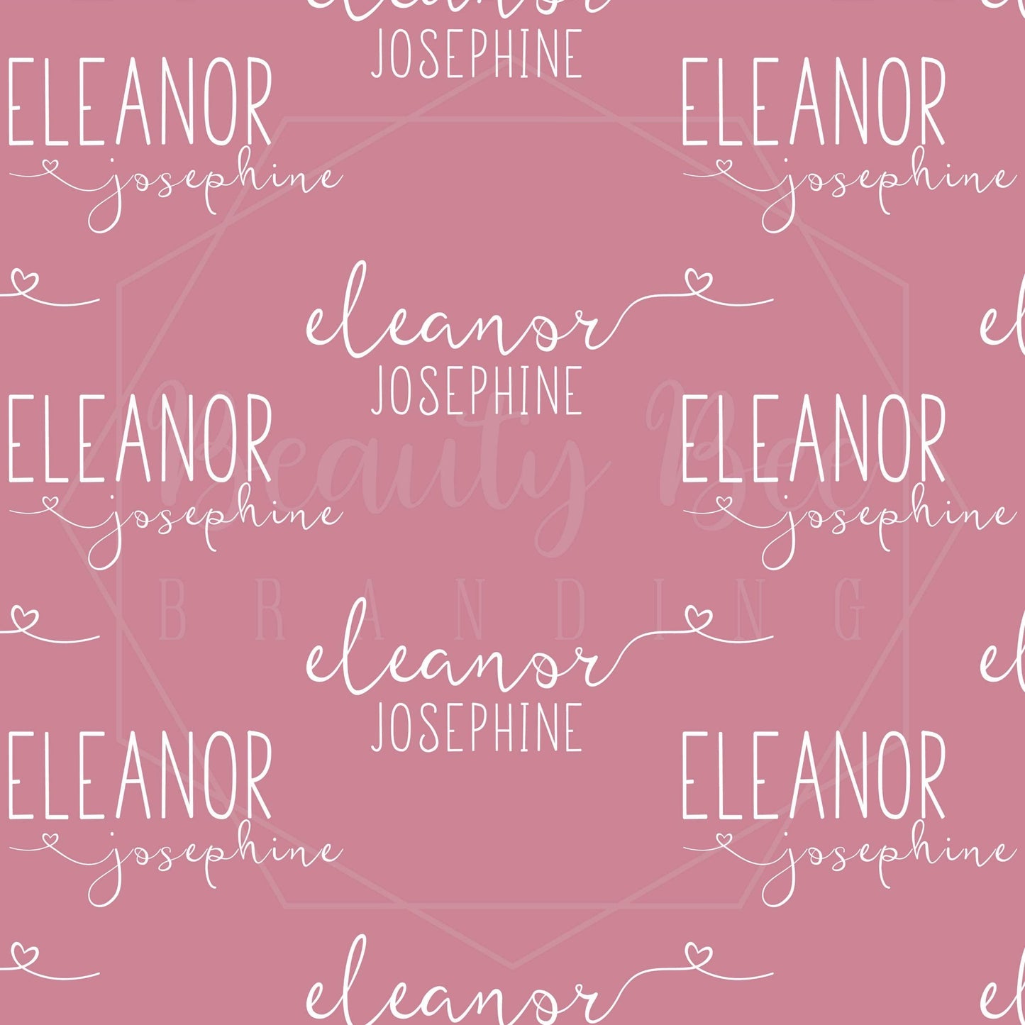 Custom Printery - Custom Name Fabric