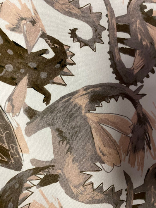 Cotton Spandex - Dragons - Regular Scale - RETAIL