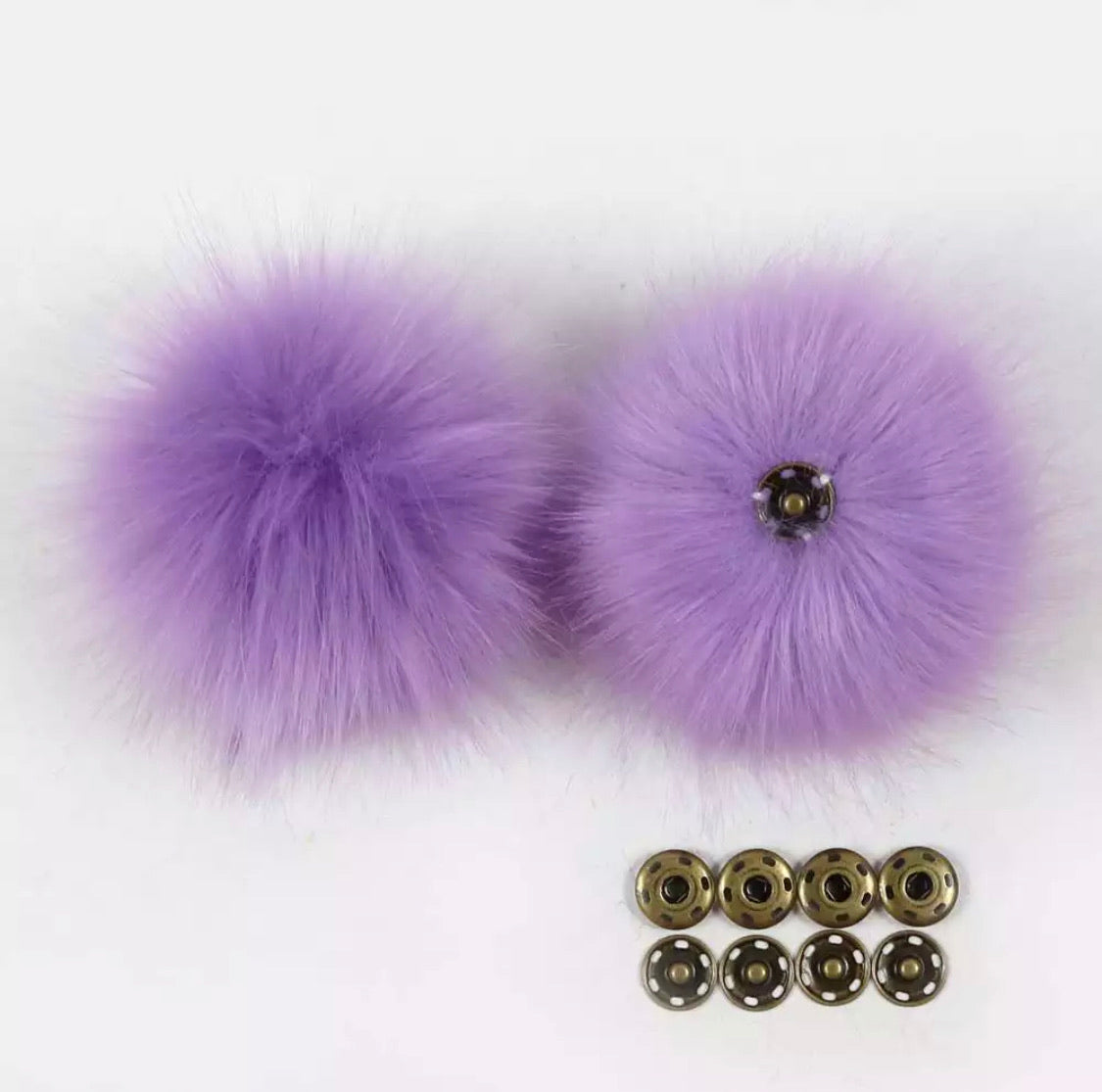 Faux fur Pom Poms - RETAIL