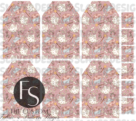 TEABAGMARK009 - Cut and Sew Bookmarks FABRICSLAYER - Preorder