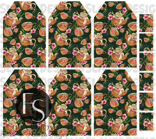 TEABAGMARK002 - Cut and Sew Bookmarks FABRICSLAYER - Preorder