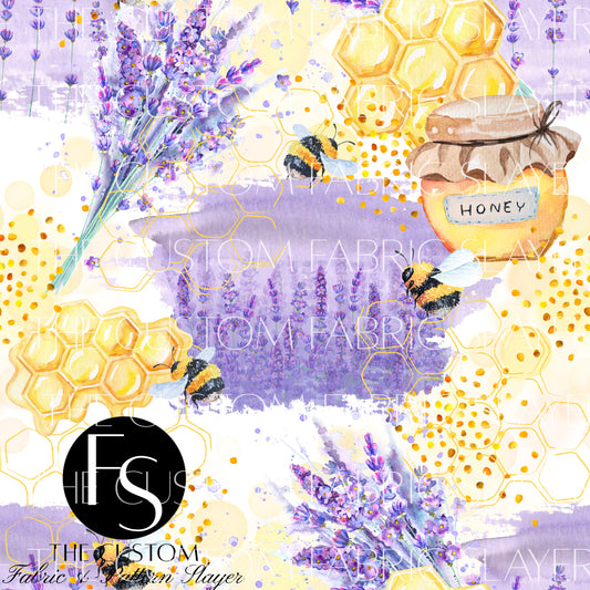 Lavender Honey Bee - SEAUNIVERSEDESIGNS