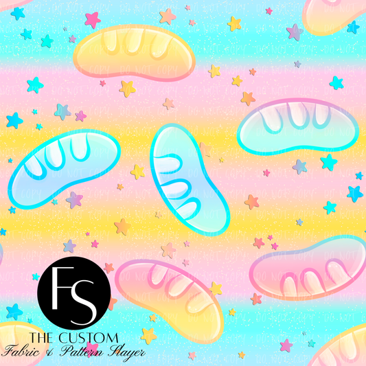 Pastel Rainbow Pigs and Bacon Coordinate B  - LYSSDOODLES