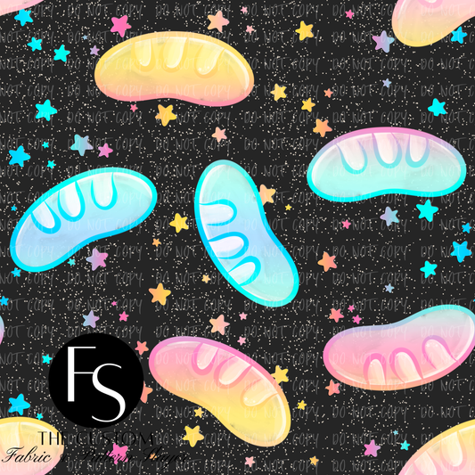 Pastel Rainbow Pigs and Bacon Coordinate C  - LYSSDOODLES