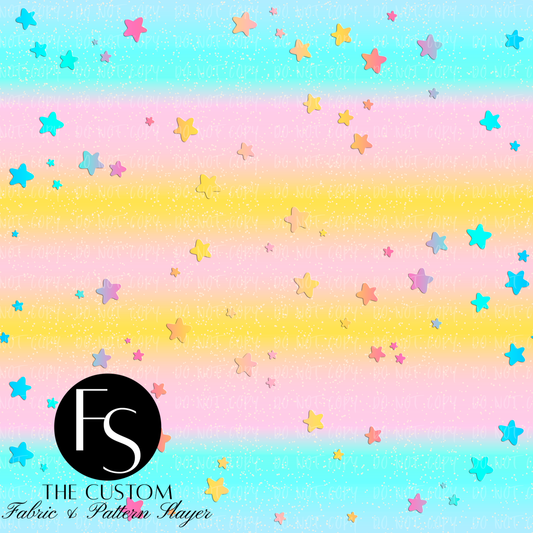 Pastel Rainbow Pigs and Bacon Coordinate J  - LYSSDOODLES