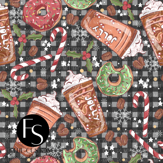 Peppermint Mocha and Donuts - PIXELCASS