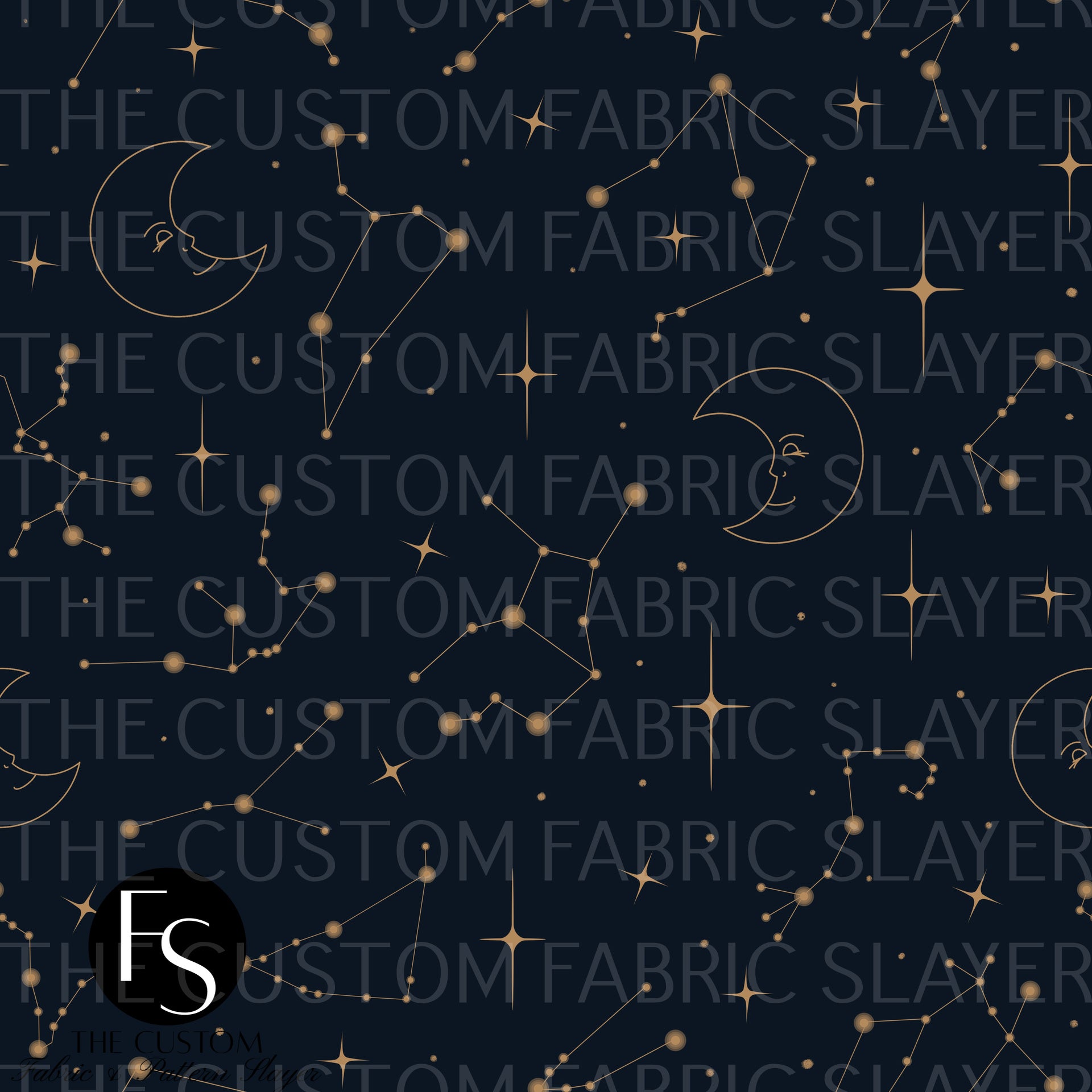 Navy Constellations Essentials - HEXREJECT – The Custom Fabric Slayer