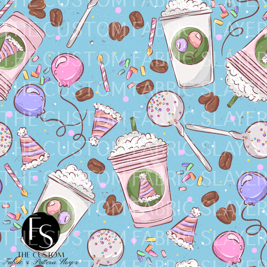 Birthday Cake pops and coffee - PIXELCASS