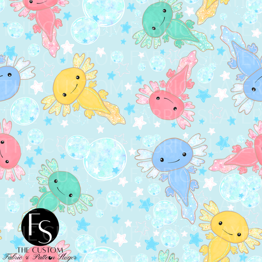 Alternate Summer Axolotls - LYSSDOODLES