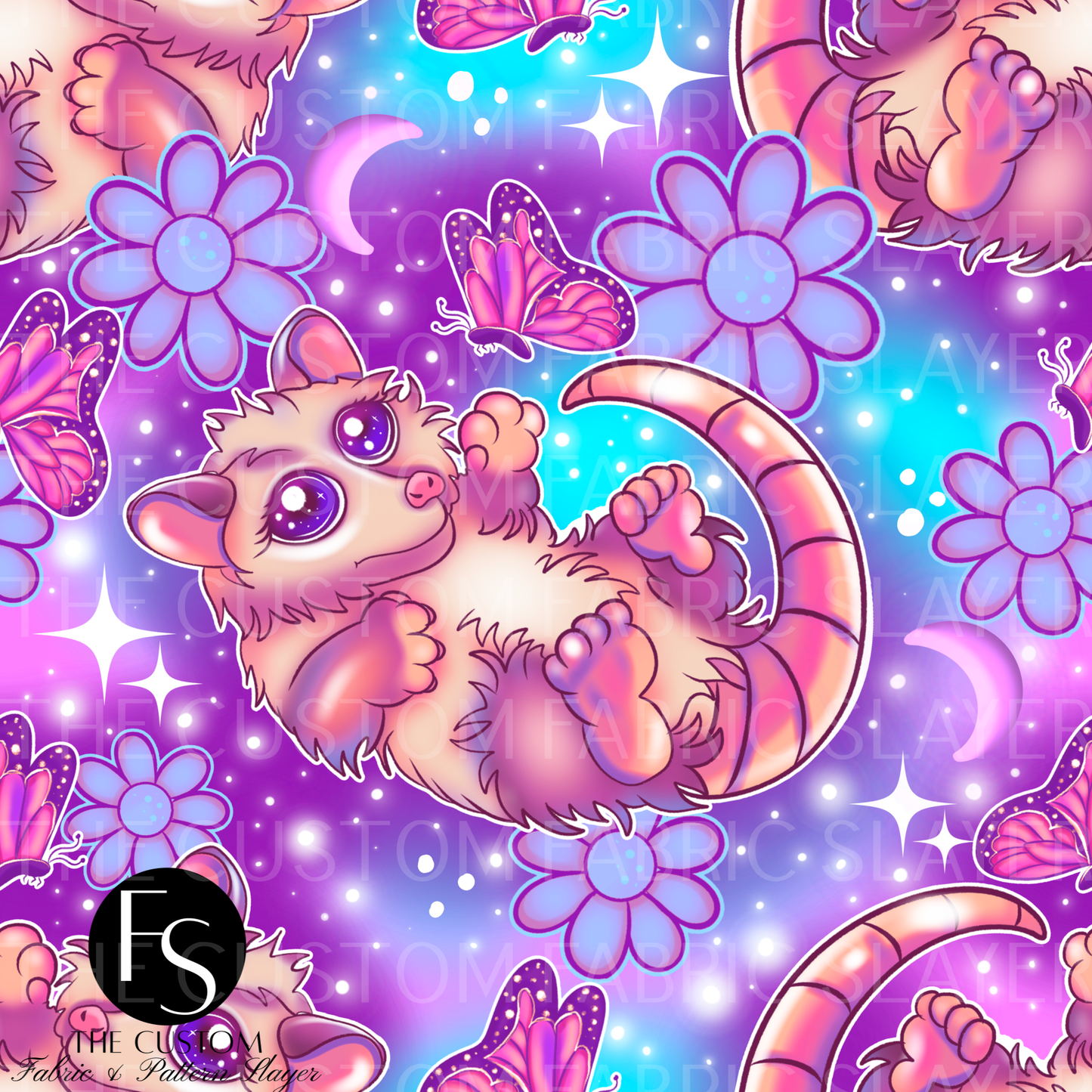 Floral Possum - THEILLUMINATEDINK