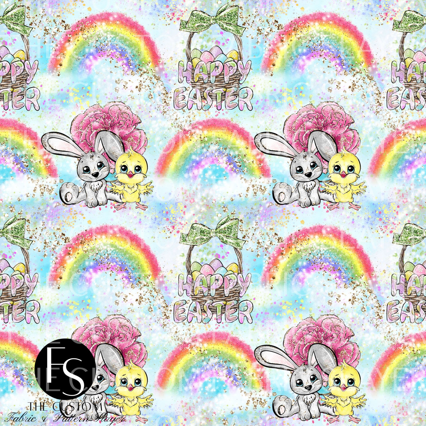 Rainbow Easter Friends