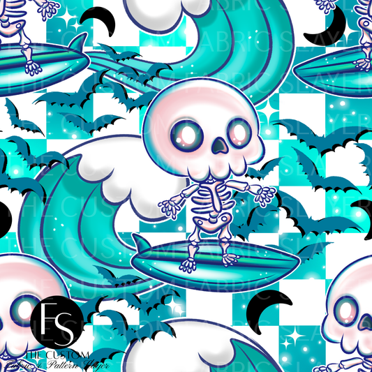 Surfing Skeleton - THEILLUMINATEDINK