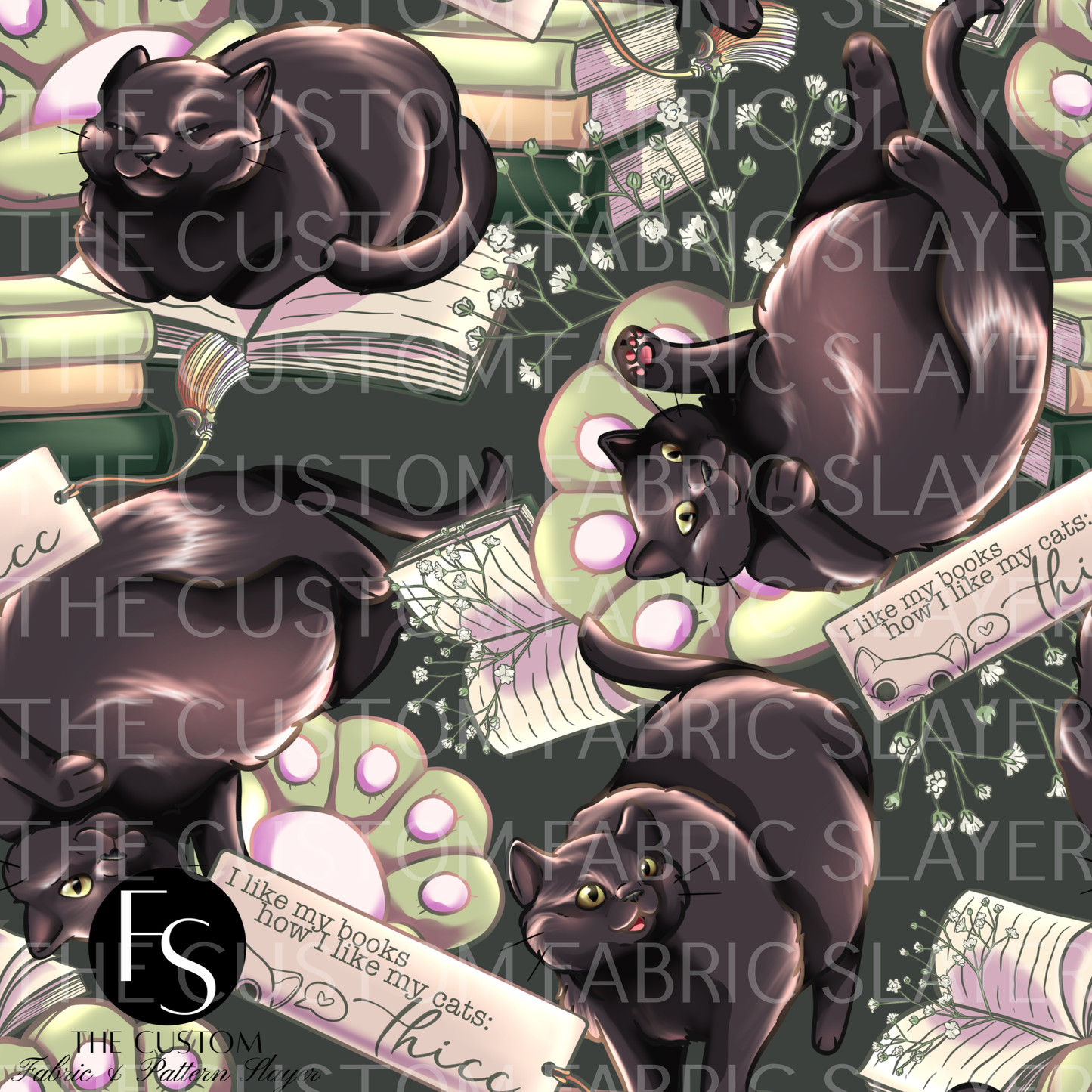I like THICC books (cats) A - PAWSITIVEPAINTS